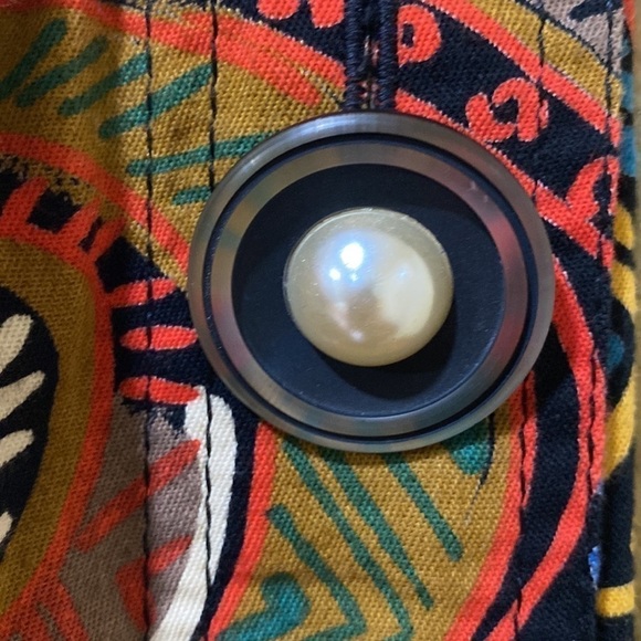 VINTAGE Gene Ewing Bis Boho Western Maxi Skirt - Picture 5 of 12